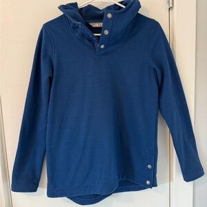 Women’s North Face Blue Button-Up Hoodie